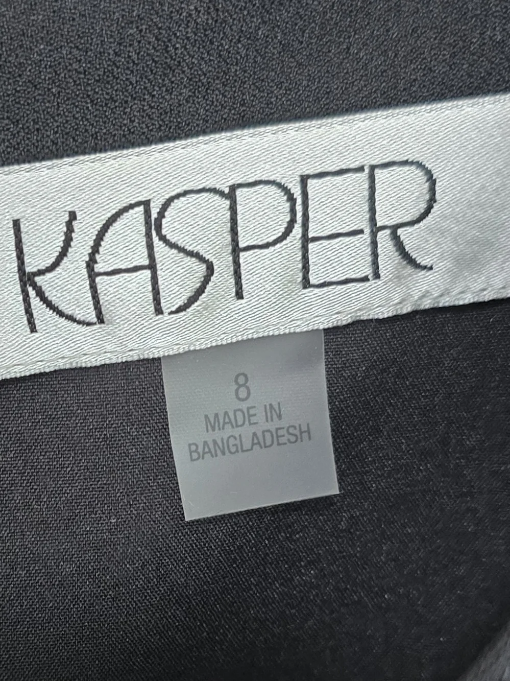 Kasper Black Sleeveless Sheath Dress with Tag